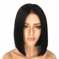 Mid-point Fashion Black Short Hair