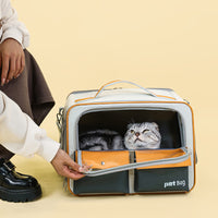 Backpack Portable Outdoor Cat Bag Large Capacity Breathable Foldable