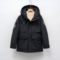 Hooded Workwear Parka Down Jacket For Women Winter