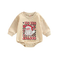Children's Fashion Casual Santa Claus Printed Romper