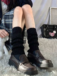 Women's Autumn And Winter Knitted Long Tube Pile Socks