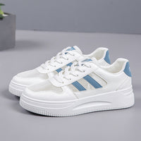Breathable Platform Light White Shoes Women's Mesh Casual Sneaker