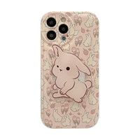 Ins Wind Broken Rabbit Silicone Phone Case