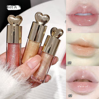 Moisturizing Bright Color Lip Gloss Love Thin And Glittering