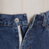 Women's Irregular Washed Denim Skirt