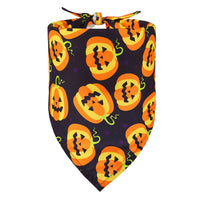 Pet Halloween Triangular Binder Dog Cat Skull Decoration Bib