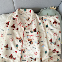Thickened Coral Fleece Pajamas For Women