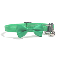 Pet Bow Collar Nylon Ribbon Multi-color Adjustable With Bell Pet Decorations