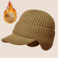 Men's Outdoor Warm Ear Protection Knitted Hat