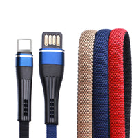 Insert Long Tail Anti-breaking Denim Braided Data Cable