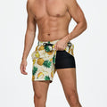 Men's Beach Pants Quick-drying Double-layer Swimming Trunks