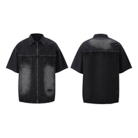 Denim Fashion Loose Leisure All-matching Overall Suit