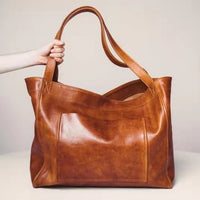 Women's Big Bag Strap Soft Leather Portable Shoulder