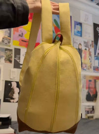 Girls' Backpack For Junior And Senior High School Students Large-capacity Student Bag Banana-shaped