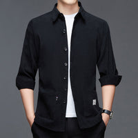 All-matching Shirt Men's Pocket Coat Top Bottoming Shirt