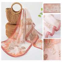 Silk Scarf Women's Mulberry Silk Printed Shawl