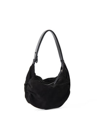 Women's Suede Shoulder Crossbody Dumpling Bag