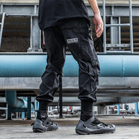 Tooling Trousers Trendy Brand Streamers Multi-pockets Leisure