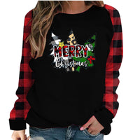 Christmas 3D Printed Fashion Loose Top Pullover Sweater