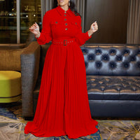 Women's Autumn And Winter Long-sleeved Casual Jumpsuit