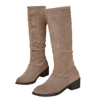 Womens Chunky-Heel Over-the-Knee Boots For FallWinter New Style