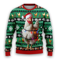 Penguin Pattern Sports Round Neck Christmas Atmosphere