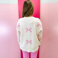 All-match Bow Women's Pullover Loose Sweater