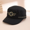 Cross-border New-style Men's Five-star Camouflage Sun-protective Flat-top Hat For Spring And Summer - Trendy Youth Style Sun Hat