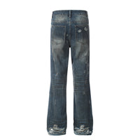 Punk Worn Jeans Trendy Men's Design