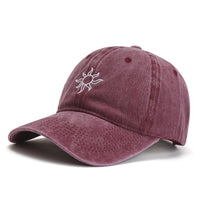 Outdoor Korean Style Fashionable Embroidery Sun Hat All-matching