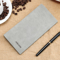 Men's Wallet Long Retro Thin Frosted Soft