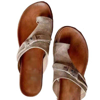 Women's Closed-Toe Slippers Comfortable All-Match Thick-Soled Sandals