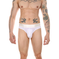 Men's Ice Silk Ultra-thin Translucent T-back