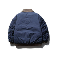 Retro Stand-up Collar Cotton-padded Clothes Men