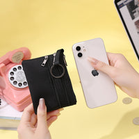 Womens Stylish Mini Canvas Coin Purse