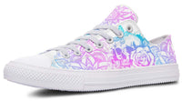 Fashion Printed Couple High Top Canvas Shoes
