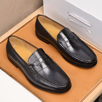 Men's Fashion Breathable Casual Leather Shoes