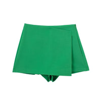 Women's High Waist Asymmetric Shorts