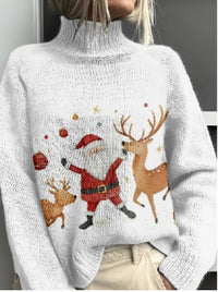 Women's Woolen Sweater Fashion Personality Turtleneck Sweater