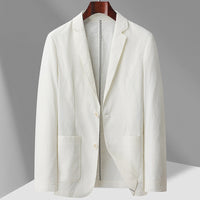 Men's Casual Light Luxury Thin Solid Color Suit Coat