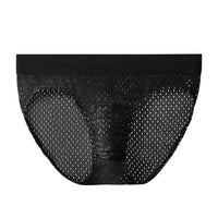 Men's Underwear Ice Silk Solid Color Low Waist