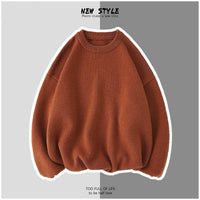 Men's Simple Solid-Color Sweaters For Autumn And Winter