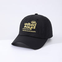 Men's Embroidered English Multi-letter 45th Adjustable Beanie Cap With Stylish And Simple Design. Suitable For Mountain Climbing, Traveling, Fishing And Hiking.