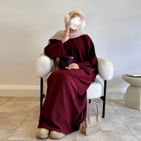 Turkey Dubai Spring, Summer, Autumn And Winter Loose Casual Dress