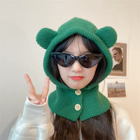 Knitted Hat Warm Neck Wrap