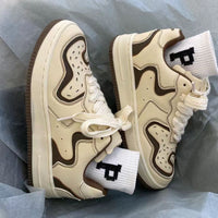 Men And Women Fashion Thick Bottom Casual Sports Shoes