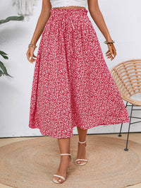 Casual Loose Pocket Skirt With Drawstring And Drape