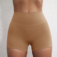 Lady's High Waist Peach Butt Lifting Sports Shorts