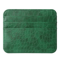 Ultra-thin Double-sided Large Capacity Leather Card Bag