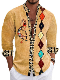 Mens Fashion 3D Printed Shirt Top
